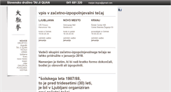 Desktop Screenshot of drustvo-taijiquan.si